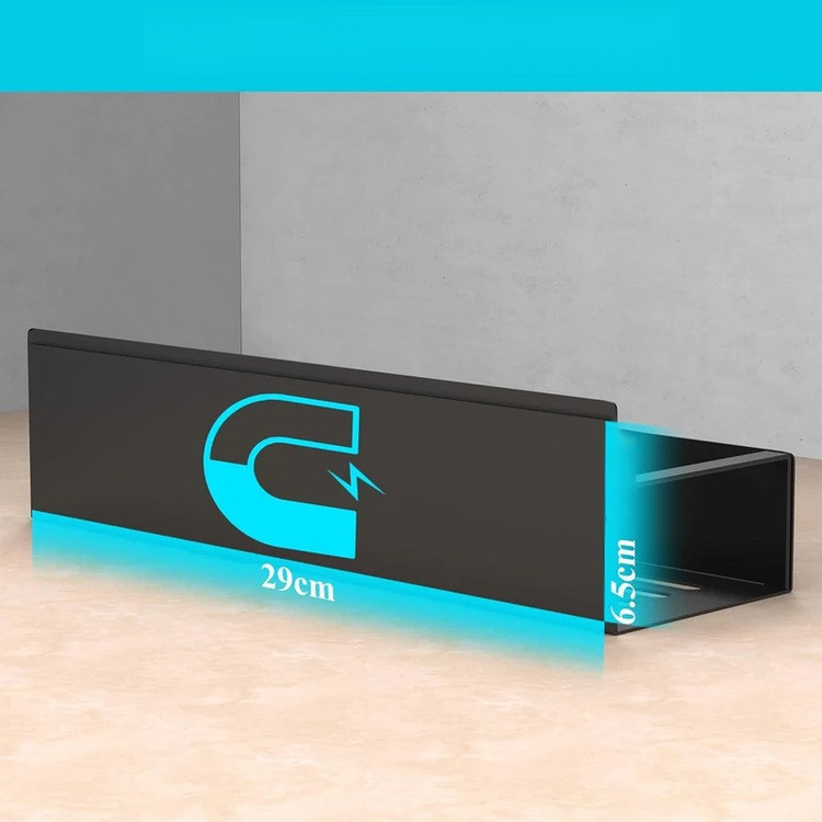 شلف دیواری لازا مدل مگنتی کد KT-MS-09 مجموعه 2 عددی