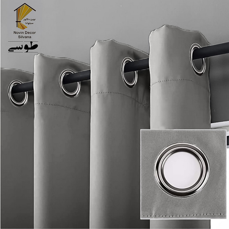 پرده نوین دکور سیلوانا مدل لاکچری 3 سایز 280 × 300 سانتی متر