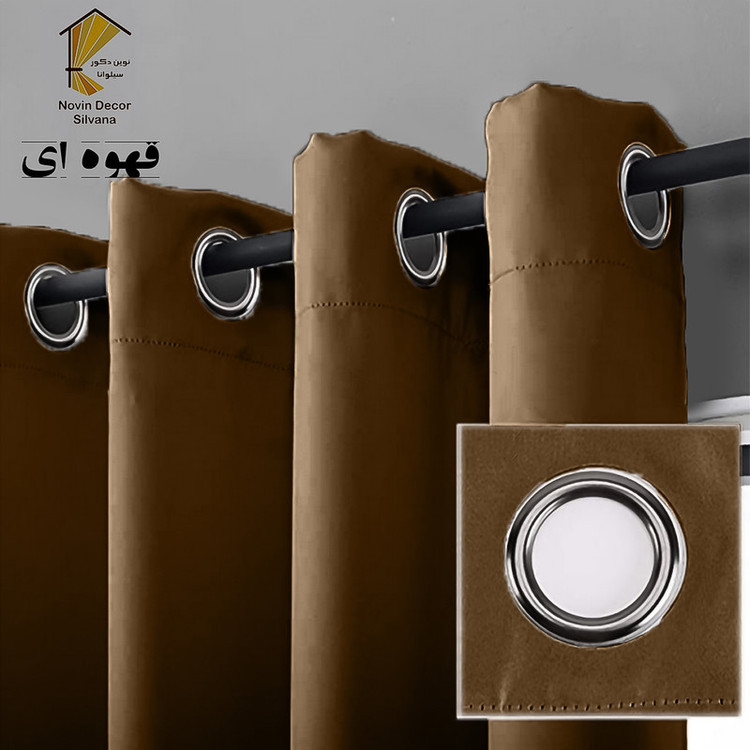 پرده نوین دکور سیلوانا مدل لاکچری 3 سایز 280 × 300 سانتی متر