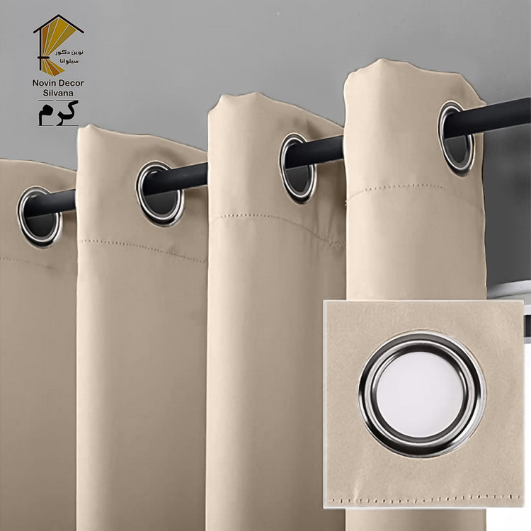 پرده نوین دکور سیلوانا مدل لاکچری 3 سایز 280 × 300 سانتی متر