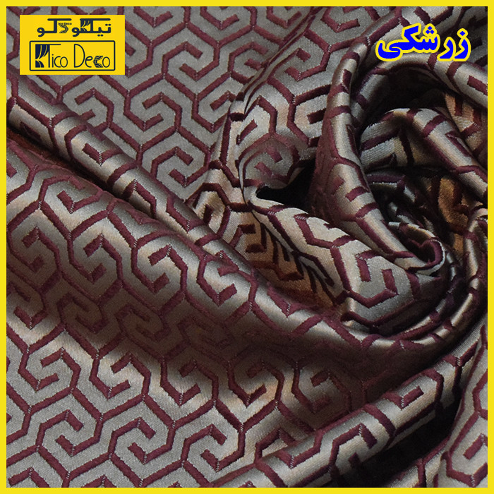 پرده پانچ تیکو دکو مدل ابریشم بافت دار سایز 230x140 سانتیمتر
