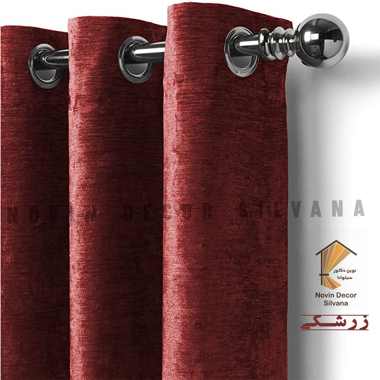 پرده نوین دکور سیلوانا مدل مخمل شانل 3 سایز 280 × 300 سانتی متر