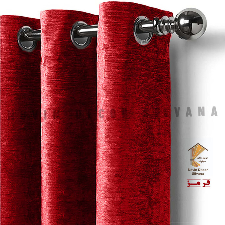 پرده نوین دکور سیلوانا مدل مخمل شانل 3 سایز 280 × 300 سانتی متر