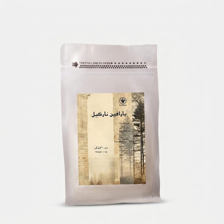 پارافین جامد شمع مدل معطر نارگیل وزن ۱ کیلوگرم
