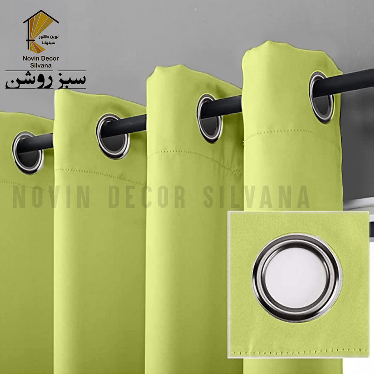 پرده نوین دکور سیلوانا مدل کتان کد 230 1 سایز 230 × 140 سانتی متر