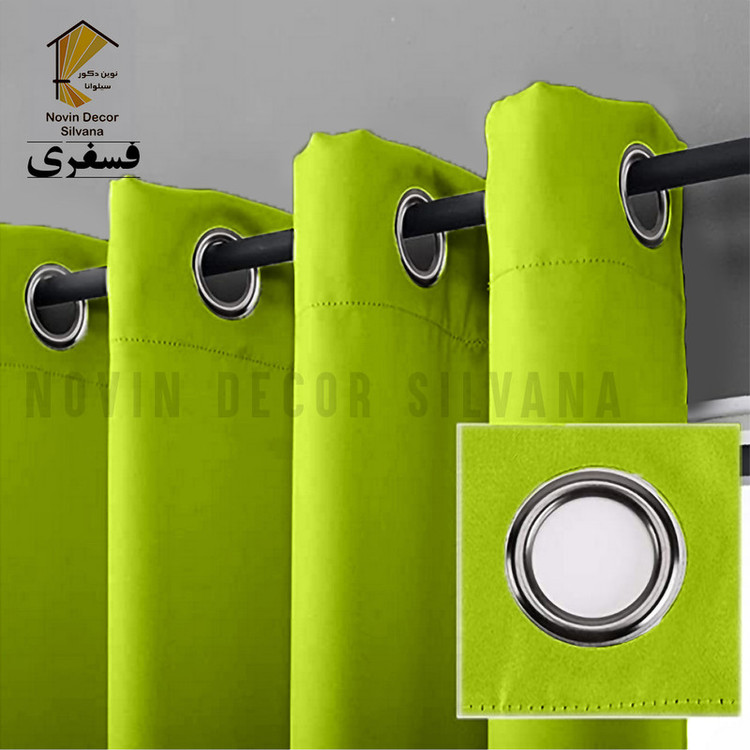 پرده نوین دکور سیلوانا مدل کتان کد 230 1 سایز 230 × 140 سانتی متر