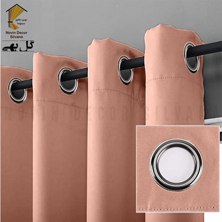 پرده نوین دکور سیلوانا مدل کتان کد 230 1 سایز 230 × 140 سانتی متر