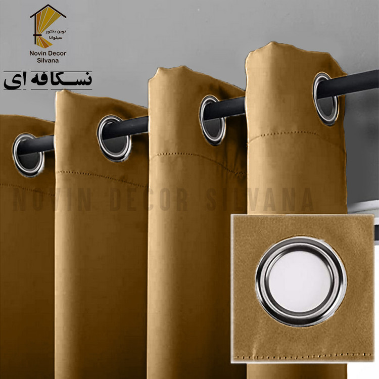 پرده نوین دکور سیلوانا مدل کتان کد 230 1 سایز 230 × 140 سانتی متر