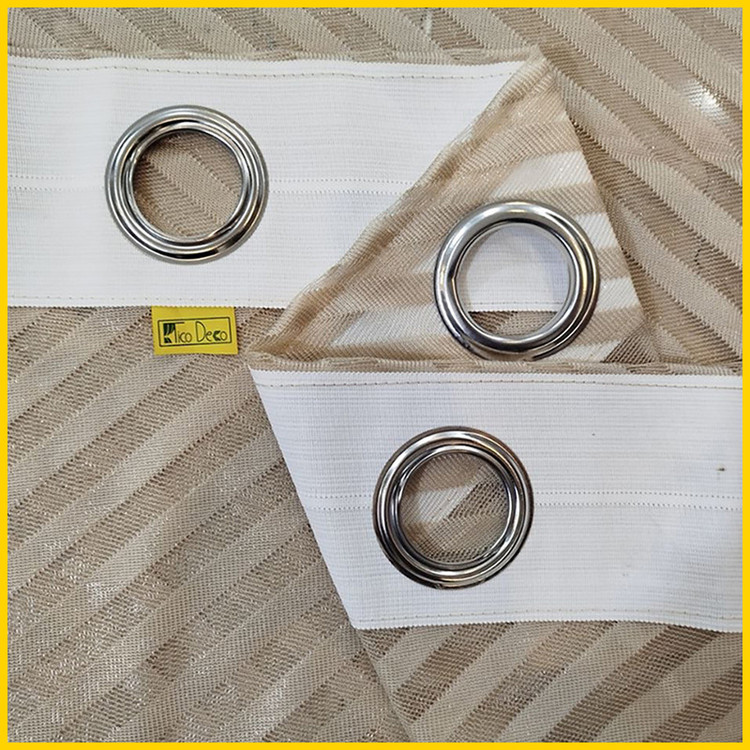 پرده پانچ تیکو دکو مدل تور راشل کادکا طرح ریوا دالبوردار سایز 280 × 140 سانتیمتر مجموعه 2 عددی
