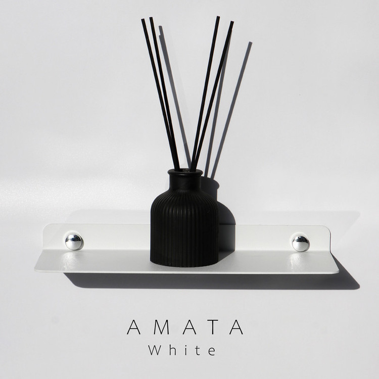 شلف دیواری مصنوعات فلزی آماتا 313 مدل AMATA006.3PACK مجموعه سه عددی