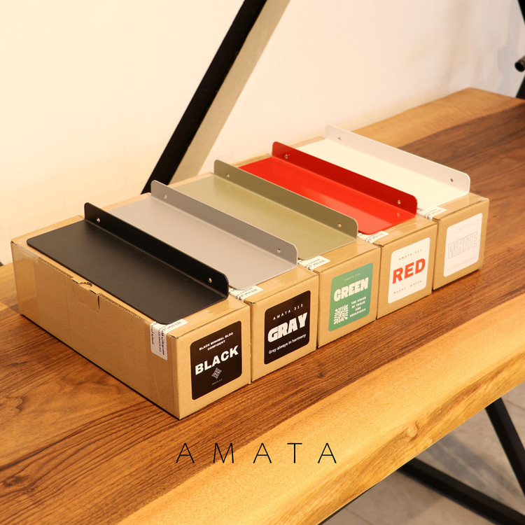 شلف دیواری مصنوعات فلزی آماتا 313 مدل AMATA006.3PACK مجموعه سه عددی