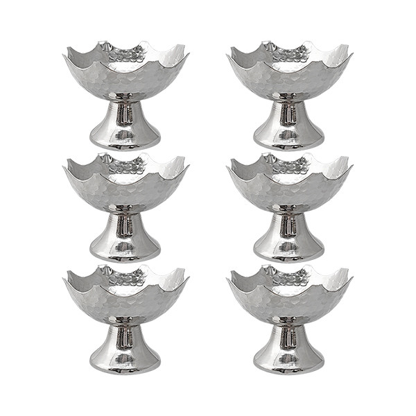 ست 6 تکه هفت سین مسی مدل خورشیدی کروم کد ZH135.2