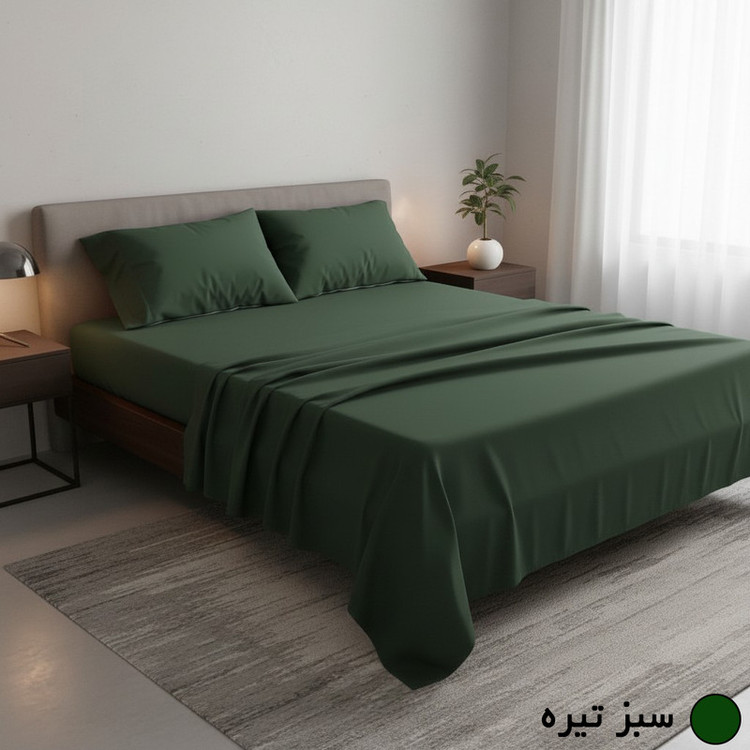 سرویس ملحفه 2 نفره 4 تکه مانیکاهوم مدل simple plus