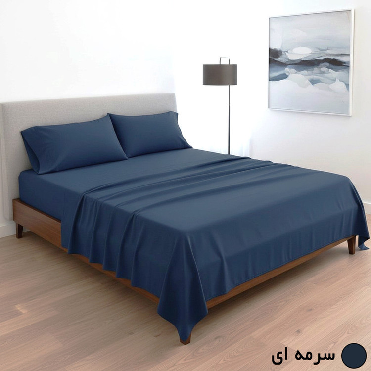 سرویس ملحفه 2 نفره 4 تکه مانیکاهوم مدل simple plus