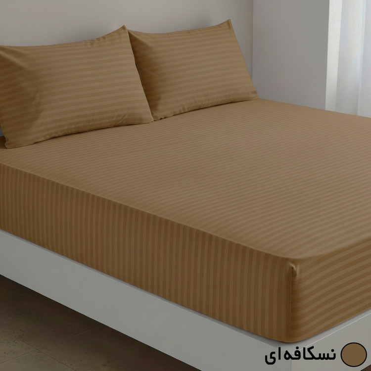 سرویس ملحفه 2 نفره 3 تکه مانیکاهوم مدل هتلی PARALLEL PLUS