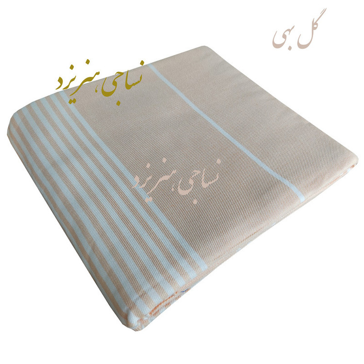 شمد دو نفره نساجی دُر هنر یزد مدل خطی رهام سایز 240x210 سانتیمتر