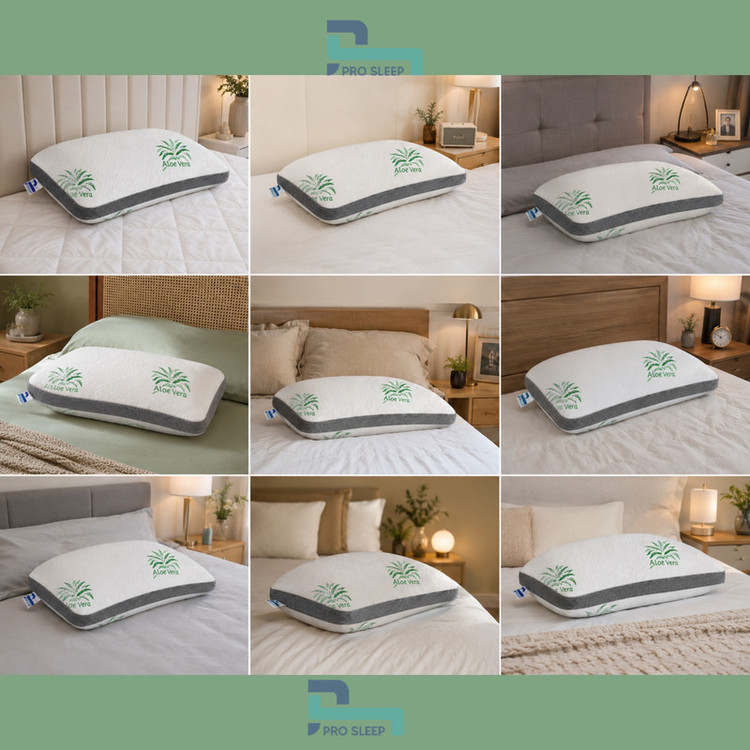 بالش پرو اسلیپ مدل میکروفایبرژل ALOE VERA سایز 60x40 سانتی متر