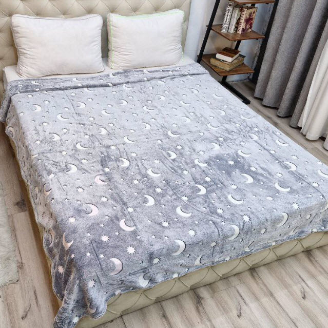 پتو مسافرتی مدل شب نما آسمان سایز 185x145 سانتی متر