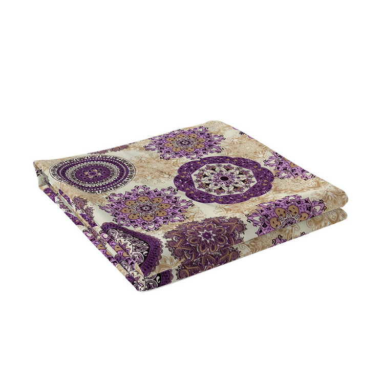 ملحفه تشک مهمان خانه سفید مدل خورشید سایز 195x100 سانتی متر