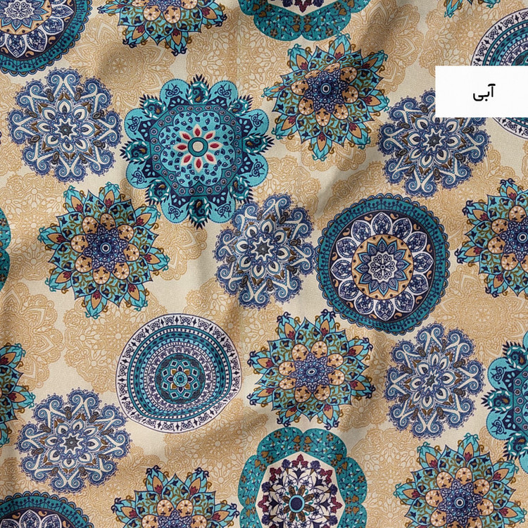 ملحفه تشک مهمان خانه سفید مدل خورشید سایز 195x100 سانتی متر