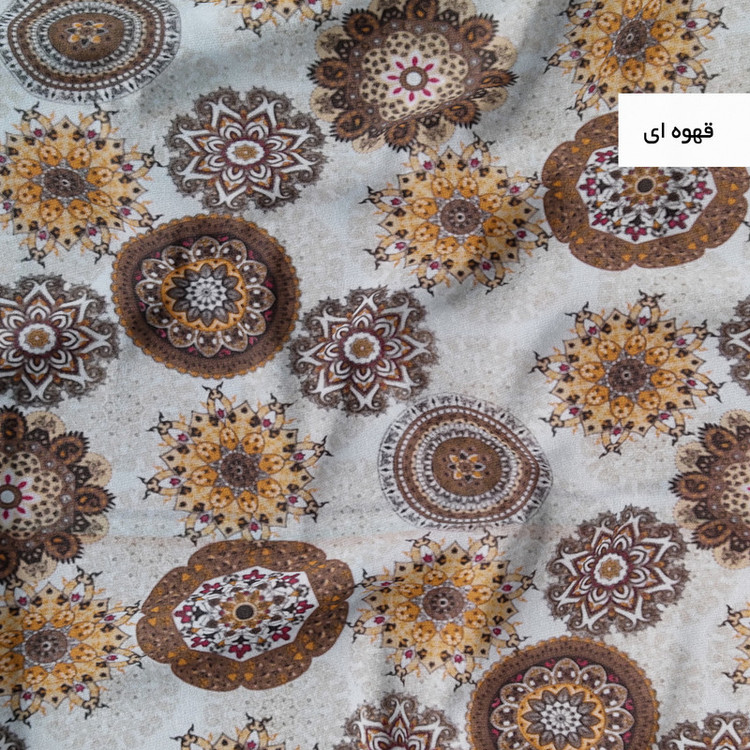 ملحفه تشک مهمان خانه سفید مدل خورشید سایز 195x100 سانتی متر