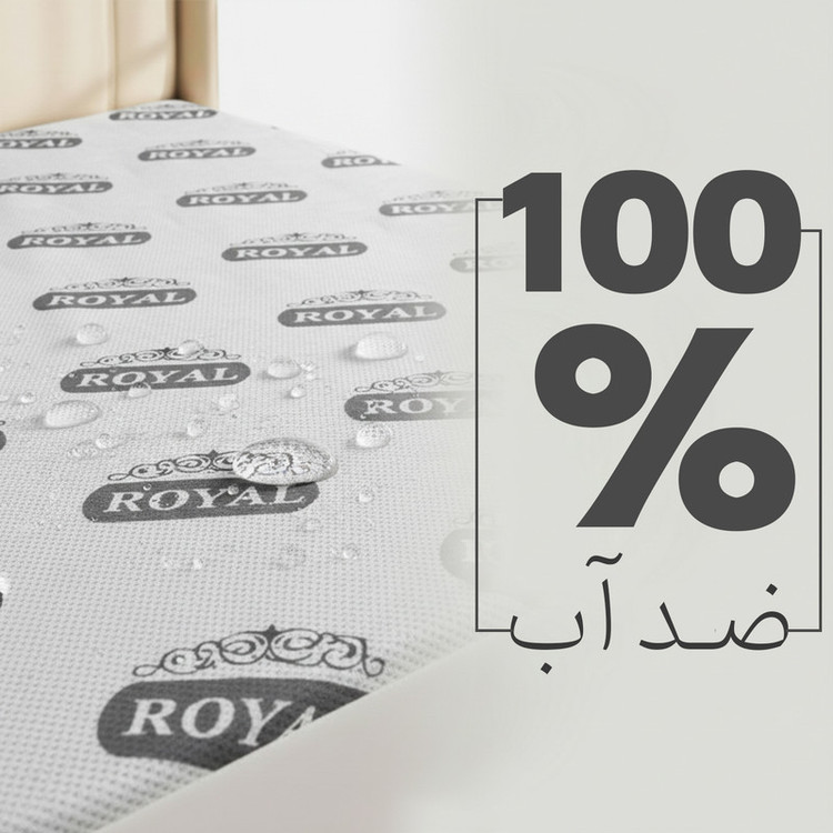 محافظ تشک رویال مدل ضد آب ساردونیا یک نفره سایز 200×90 سانتی متر