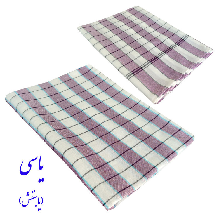 شمد یک نفره نساجی دُر هنر یزد مدل ویسکوز سایز 240x160 سانتیمتر
