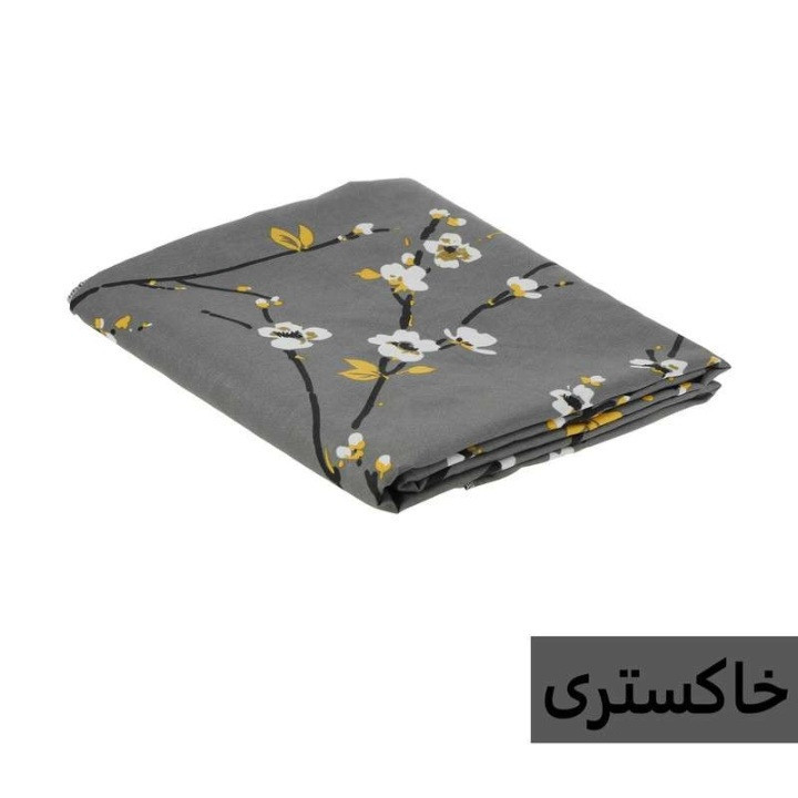 سرویس ملحفه طرح شکوفه کد 90 یک نفره دو تکه