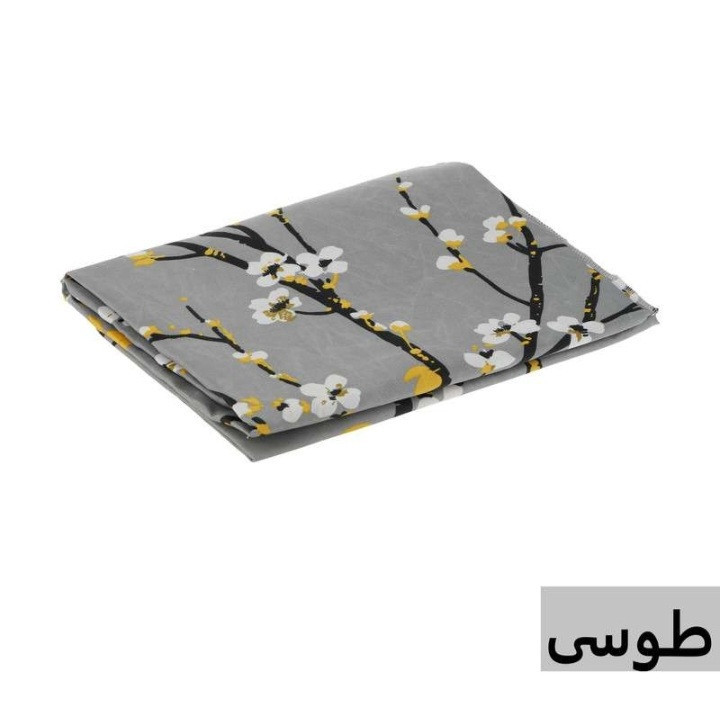 سرویس ملحفه طرح شکوفه کد 90 یک نفره دو تکه