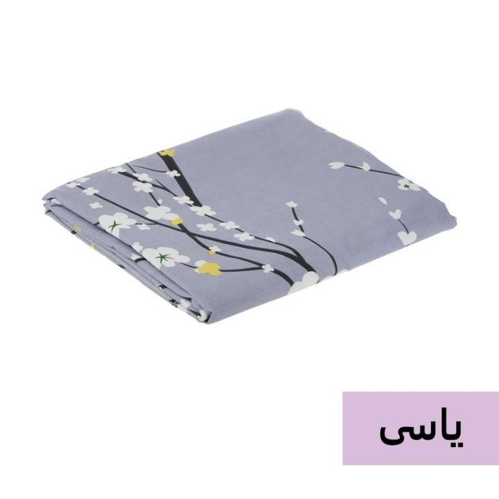 سرویس ملحفه طرح شکوفه کد 90 یک نفره دو تکه