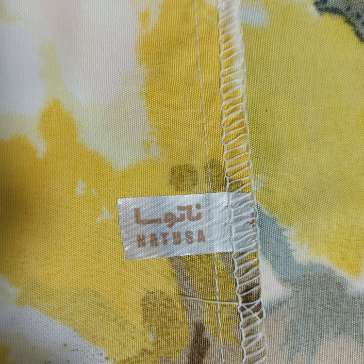 ملحفه ناتوسا مدل کشدار کالم دو نفره سایز 180x200 سانتی متر