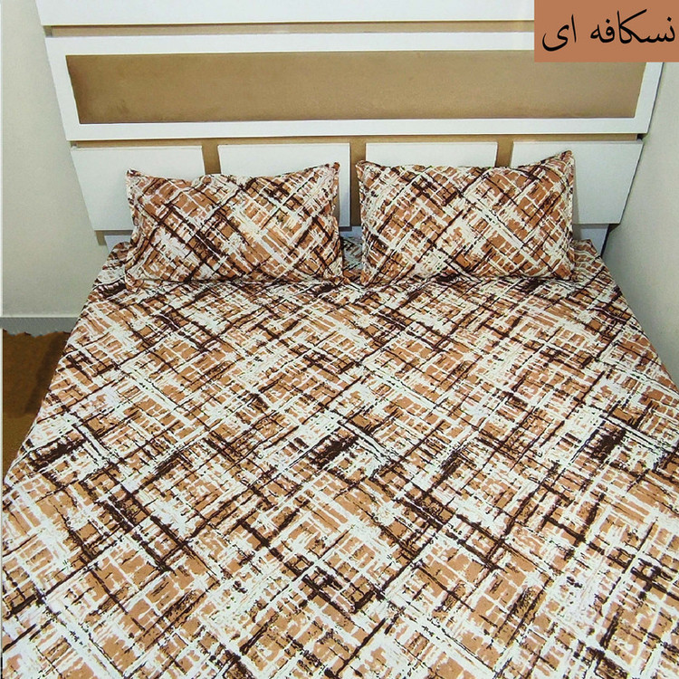 سرویس ملحفه آرین مدل آرت کد Ar180 دو نفره 3 تکه