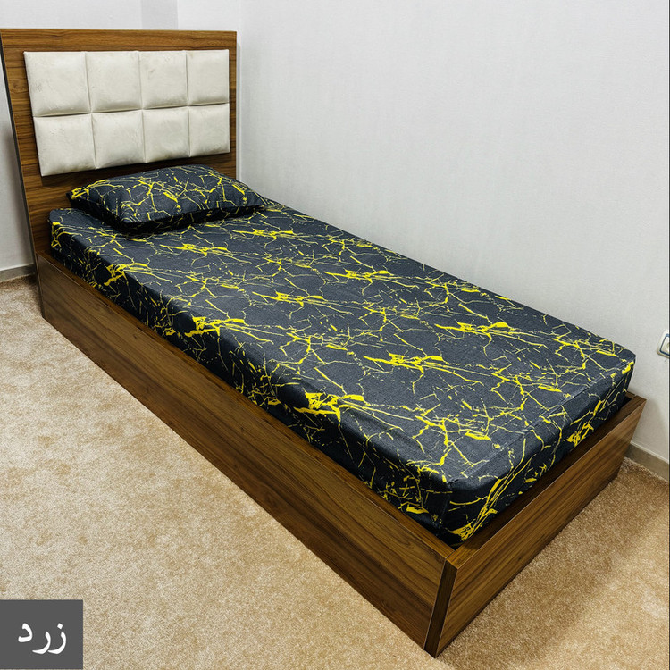 سرویس ملحفه ناتوسا مدل ماربل کد 120 یک نفره دو تکه