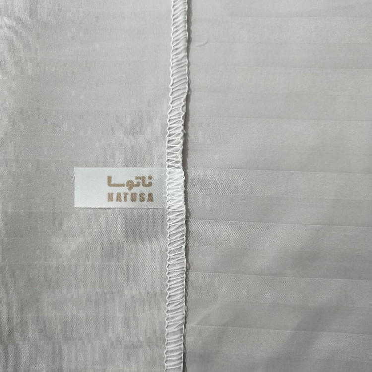 ملحفه ناتوسا مدل کشدار هتلی یک نفره سایز 120x200 سانتی متر