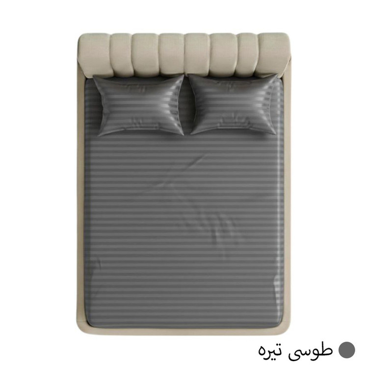 سرویس ملحفه 2 نفر 3 تکه مدل هتلی اکو
