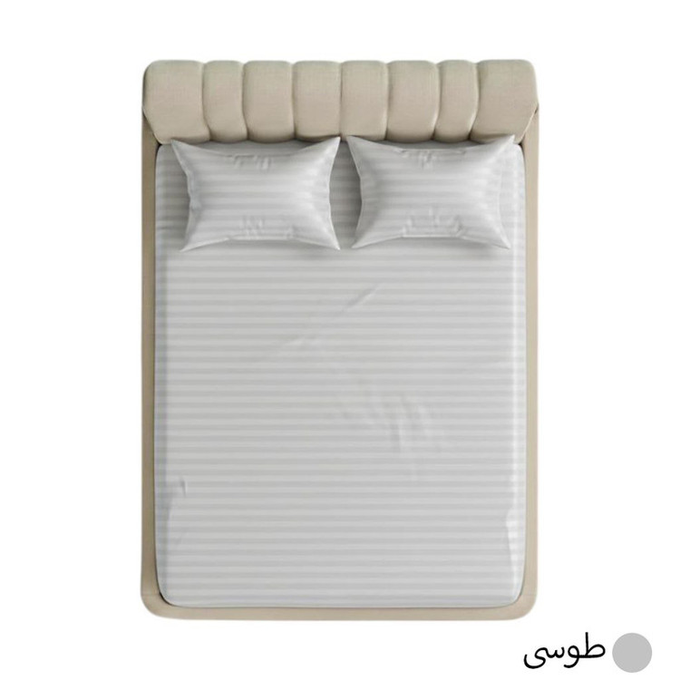 سرویس ملحفه 2 نفر 3 تکه مدل هتلی اکو
