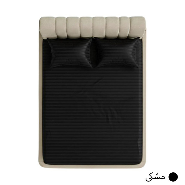 سرویس ملحفه 2 نفر 3 تکه مدل هتلی اکو