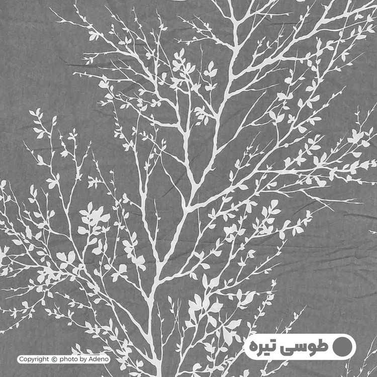 ملحفه آدنو مدل شاخه کد IR132 یک نفره سایز 140x240 سانتی متر
