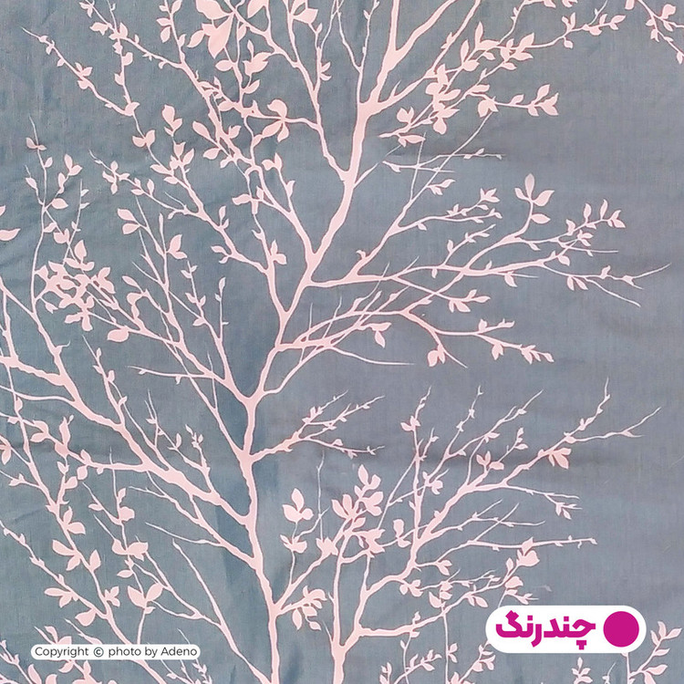 ملحفه آدنو مدل شاخه کد IR132 یک نفره سایز 140x240 سانتی متر