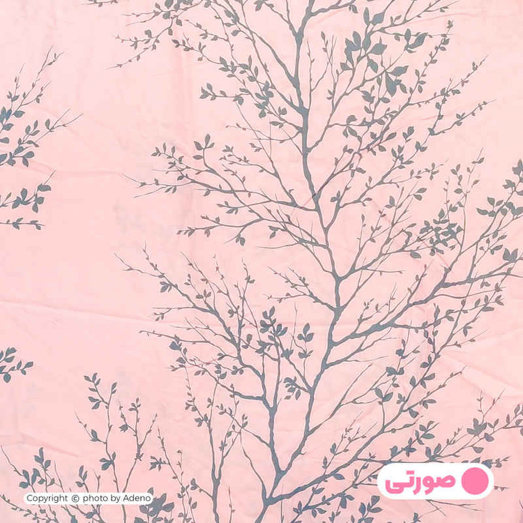 ملحفه فیلور آدنو مدل شاخه کد FI19 یک نفره سایز 140x240 سانتی متر