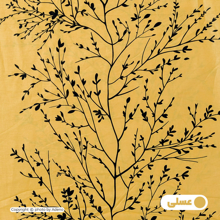 ملحفه فیلور آدنو مدل شاخه کد FI19 یک نفره سایز 140x240 سانتی متر