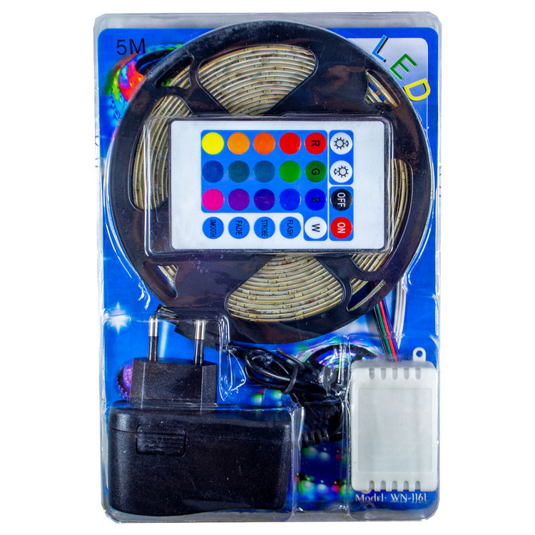 ریسه ال ای دی مدل RGB-remote طول 5 متر