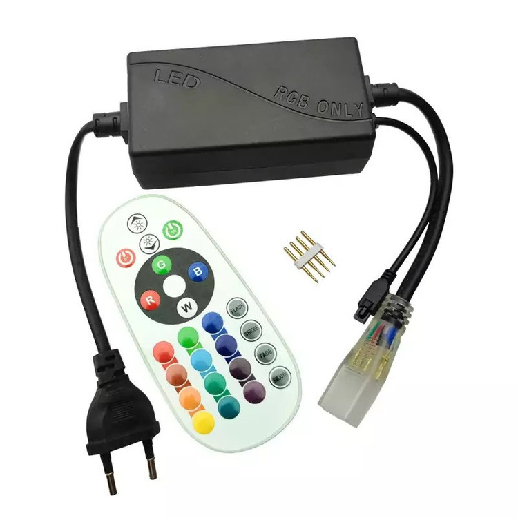 ریسه ال ای دی مدل شلنگی RGB طول 3 متر به همراه ریموت