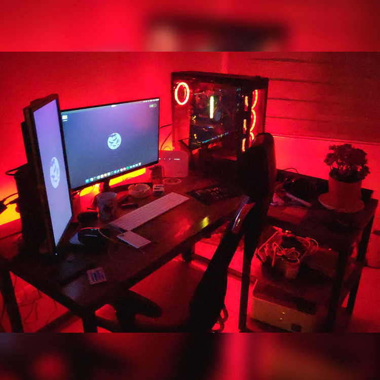 ریسه ال ای دی مدل شلنگی RGB طول 3 متر به همراه ریموت