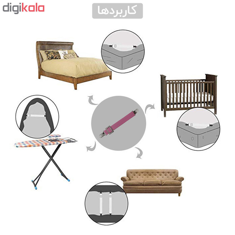 نظم دهنده روتختی زیبا مدل Linear بسته 4 عددی