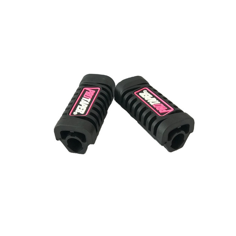لاستیک رکاب موتور سیکلت پروتاپر مدل BLK مجموعه 2 عددی