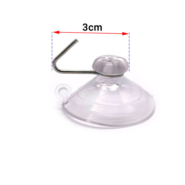 چسبونک بزرگ شیشه و آفتابگیر خودرو چیکال مدل P-957 بسته 4 عددی
