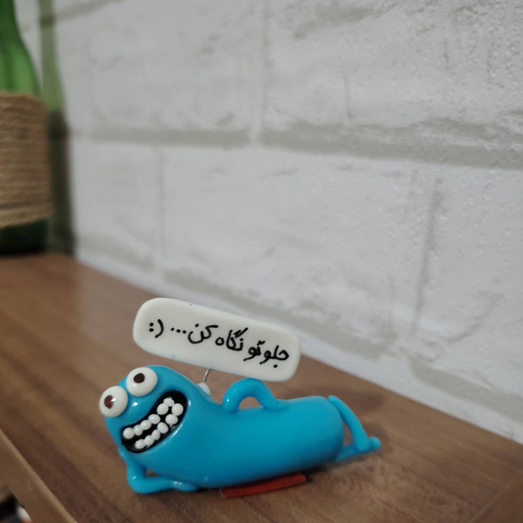 عروسک داشبورد خودرو طرح جلوتو نگاه کن