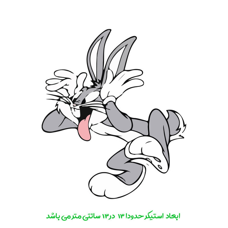 برچسب بدنه خودرو پویا مارکت طرح بانی کد 3797