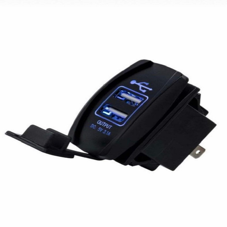 درگاه دو پورت usb خودرو کد 34
